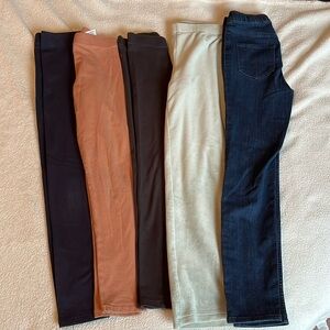 H&M leggings, Jeggings 5 bundle